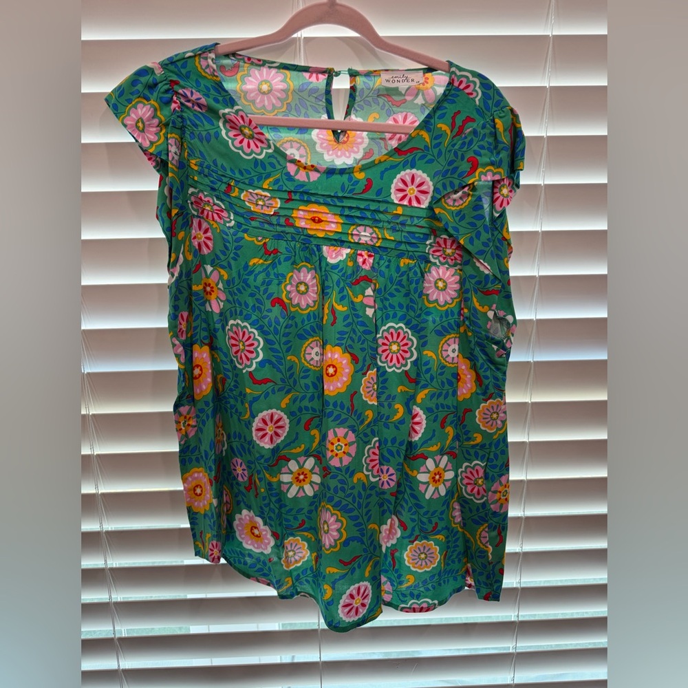 floral blouse